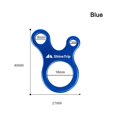 thumbnail image 3 of ShineTrip 10x Tienda de campaña al aire libre Cuerda Hebillas Tensor Cierre (Azul), 3 of 8