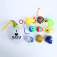 thumbnail image 1 of 10/14 pcs Pet Cat Toys Small Mini Play Mouse Toy Ball Toys with Bells Gift for Cats Dogs Kitten, 1 of 5