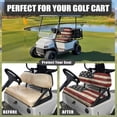 thumbnail image 4 of Uorisanigo Golf Cart Seat Cover Sets 2 PCS Include Bench Seat Cushion and Backrest Cover, Universal Retro American Flag Golf Cart Seats Protection with Adjustable Rope, 4 of 7