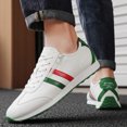 thumbnail image 4 of Men's Lace-Up Striped Low Top Retro Casual Sneakers, 4 of 7
