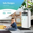 thumbnail image 2 of Giantex 3-in-1 Portable Air Conditioner w/Remote Control, 10000 BTU AC Unit w/Cooling, Dehumidifying, Fan & Sleep Mode, 24H Timer & LED Display, Cools Up to 350 sq.ft, Air Cooler w/ Window Kit, 2 of 10