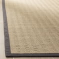 thumbnail image 6 of SAFAVIEH Natural Fiber Cantor Solid Area Rug, Natural/Grey, 2' x 3', 6 of 8