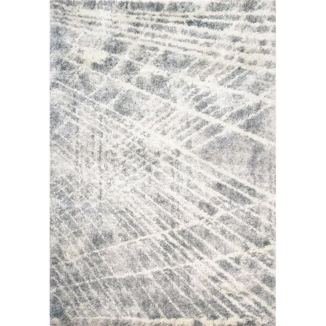 Dynamic Rugs RV463544190 3 Pi 11 Po x 5 Pi 7 Po Rêverie 3544 Rectangle Contemporain Tapis - 190 Crème & Gris