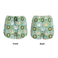 thumbnail image 5 of Vsdgher Chicken Laying Eggs Print Women's Running Double Layer Shorts High Waisted with Pockets Elastic Yoga Workout Athletic Gym Sports, 5 of 8