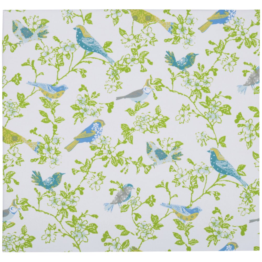 Waverly Inspirations Blue Bird Designer Fabric Photo Album, 10 Count