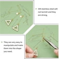 thumbnail image 4 of 160 Pcs Double Eye Pins Stainless Steel Open Eye Pins Head Pins for DIY Jewelry Necklace Making for DIY, 4 of 9