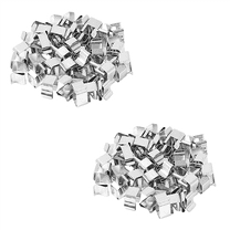 100PC Christmas Lights Gutter Hooks Galvanized Holiday Roof Light Clips B