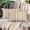Beige, variant on Farmhouse Striped Lumbar Pillow Cover 12x20 Set of 2 Double-Sided Rustic Decorative Couch Throw Pillow Covers for Living Room