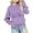 Purple, variant on Iyufng Girls Sweatshirts,Crewneck Graphic Sweatshirt for Girls,Children's Shirt Long Sleeved T-shirt Printed Round Neck Short Tops Boys and Girls Hoodless Sweatshirts,Teen Girls' Sweatshirts