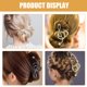 thumbnail image 5 of ColoMX 3 pinzas grandes de metal para el pelo con diseño de nota musical, perlas falsas gruesas, accesorios para el cabello para mujer, pinzas para la mandíbula para un peinado elegante., 5 of 8