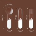 thumbnail image 5 of Spoon Stick Fork Dessert Spoons Stylish Transparent Dessert Spoon Set Versatile Practical Ice Cream Spoon Fork Stick Set for, 5 of 5