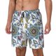 thumbnail image 1 of Fotbe Flowers and Butterflies Traje de Baño para Hombre – Shorts de Natación de Secado Rápido con Forro y Bolsillos-Small, 1 of 6