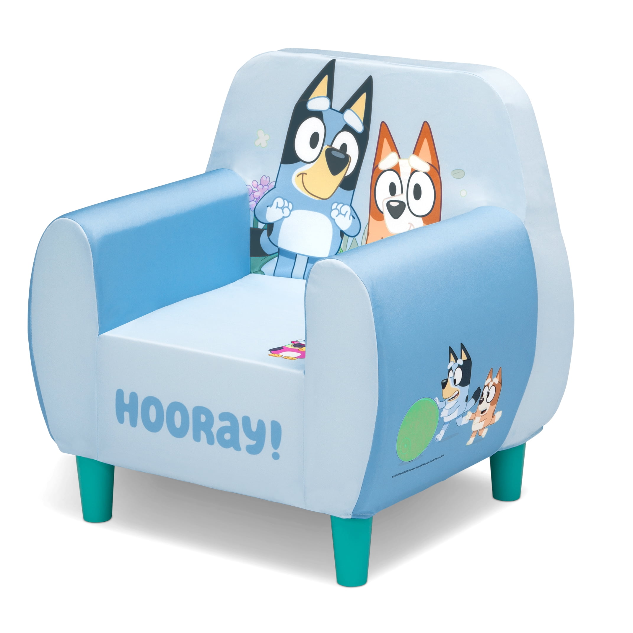 Bluey Foam Chair by Delta Children, Blue