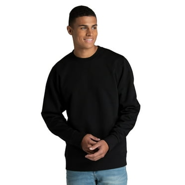 Fruit of the Loom Men's Crafted Comfort Super Soft Cotton Blend Fleece Crew Sweatshirt, Sizes S - 2XL