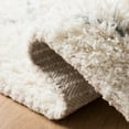 thumbnail image 6 of SAFAVIEH Casablanca Mackenzie Geometric Wool Shag Area Rug, Blue/Ivory, 6' x 9', 6 of 8