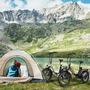 Gocio 20 Folding Electric Bike for Adults, 750W Peak Motor Fat Tire Commuter Ebike, 48V 10.4Ah Battery, 7 Speed, UL2849