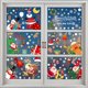 thumbnail image 3 of Piezas navideño para ventana, 9 hojas, muñeco de nieve, hombre de jengibre, decoración para el hogar y la Oficina, 130, 3 of 4