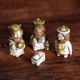 thumbnail image 5 of Leodye Mini Christmas Nativity Set,11 Pieces Little People Nativity Set,Christmas Decoration Miniature Nativity Set,Nativity Scene with Light 10 Rearrangeable Figurines Decor Tabletop Decor, 5 of 9
