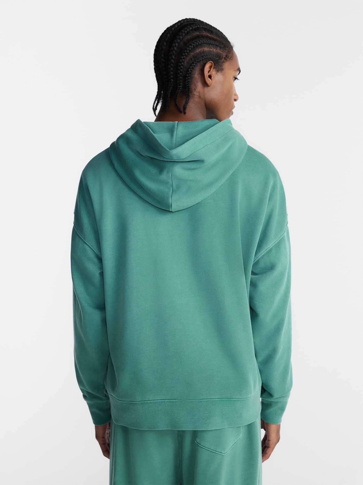 No Boundaries Oversized Hoodie with Long Sleeves, Men's XS-4XLT