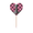 colorful-flower-and-frog-2 164, variant on Checkerboard Rook White Word Chess Toothpick Flags Heart Lable Cupcake Picks