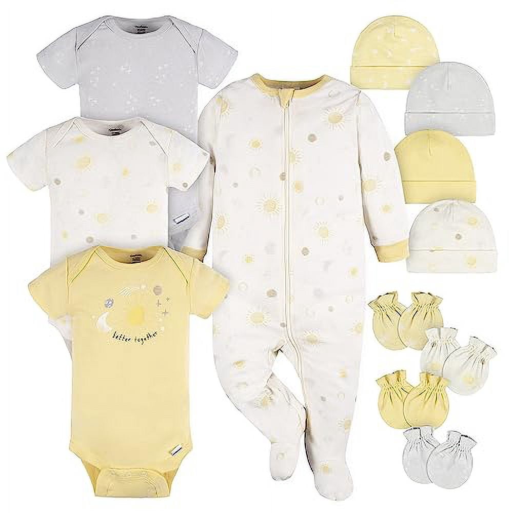 Gerber Baby Girl Layette Bundle, 12-Piece, Newborn - 6/9M
