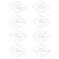 thumbnail image 1 of STRANDCHIC 8 Pcs Adhesive Picture Hangers Plastic Transparent Home Decor Indoor Use, 1 of 5