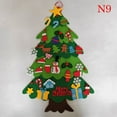 thumbnail image 5 of FNNMNNR Felt Christmas Tree Decoration Ornaments Handmade DIY Cartoon Christmas Tree, 5 of 6
