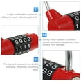 thumbnail image 2 of HEMOTON Keyless Password Combination Lock Student 5.2X5X2CM Silver, 2 of 8