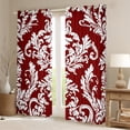 thumbnail image 2 of Manfei Hippie Western Damask Curtains Pack of 2 (42x84 Each), Western Mandala Fashion Curtains Blackout, Red Retro Tribal Theme Bedroom Curtains, Curtains and Drapes Decor, 2 of 6