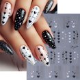 thumbnail image 2 of Calcomanías para Uñas KTAABTR Corazones Brillantes de San Valentín 4 Hojas, 2 of 7