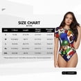 thumbnail image 6 of Lsque Mario Women's Crew Neck Short Sleeve Bodysuit Basic T Shirts Tops Onesie Adult Cute Pajama-Medium, 6 of 8