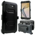 thumbnail image 3 of for Samsung Galaxy J7 V J7 PERX case Phone Case 360° Cover Screen Protector Clip Kick Stand Holster Hiking Shock Bumper Black, 3 of 4