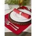 thumbnail image 2 of Design Imports Set de Sets de Table Tango Rouge Côtelé, 2 of 2