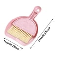 thumbnail image 3 of TAROFISH Mini Cleaning Set Small Animal Cage Brush and Dustpan Space Saving Design with Hanging Hole for Hamsters Guinea Pigs Rabbits 8.27 Inch,Blue,1, 3 of 6