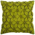 thumbnail image 1 of HomeRoots 403181 Lime Green Pinwheel Floral Petal Down Throw Pillow, 1 of 1
