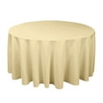 thumbnail image 1 of Exquisite Party Tablecloth,Thick Plain Cloth Solid Color Round Tablecloth Party Supplies, Beige, 180CM, 1 of 8