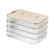 thumbnail image 1 of Organizador de albóndigas Organizador de refrigerador Contenedor multifuncional Almacenamiento de albóndigas 4 capas, 1 of 8