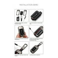 thumbnail image 6 of Zinc Alloy Metal Smart Key Fob Cover Fit for Toyota Tacoma Sequoia Tundra 4Runner Highlander RAV4 Camry Corolla Avalon Case Protector Shell(3 Button, 6 of 6