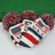 thumbnail image 3 of Cubiertas de Cabeza de Hierro Macarena para Golf 3 Piezas Pom Pom, 3 of 8