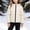 White, variant on Fesfesfes Kids Unisex Hooded Puffer Jacket Full Zip Winter Warm Quilted Coat with Contrast Zipper and Pockets for Toddler Boys Girls Ages 1-10 Years