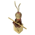 thumbnail image 1 of Inicio Figura de mono, Figura de mono Buda de meditación Figura de mono de latón Estatua de Buda Diseño de clase mundial, 1 of 14