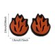 thumbnail image 4 of Juego de 2 amortiguadores de vibraciones de silicona duraderos para raquetas de tenis - raqueta naranja, 4 of 7