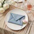 thumbnail image 3 of REGALWOVEN 6 Pack Cloth Napkins, Polyester Washable and Reusable Table Dinner Napkins for Restaurant, Weddings, and Parties Lake Blue 18x18inch, 3 of 6