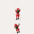 thumbnail image 2 of Adorno Navideño Colgante De Adornos De Estatuilla Con Trepadora De Santa - 2 santa Macarena Figura de Santa Claus Decoración de Navidad, 2 of 8