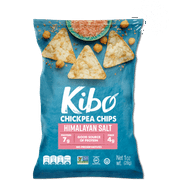 Kibo Himalayan Salt Chickpea Chips - Gluten Free and Plant-Based, Non-GMO, Kosher   Vegan. 1 oz. 12 Pack