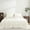 Cream White, variant on Luxurious Pure French Linen Sheets set 1 Fitted Sheet 1 Flat Sheet 2 Pillowcases - Full Size Natural