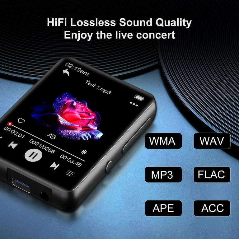 JOLIKE 32Go Lecteur MP3 Bluetooth Full Touch France