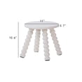 thumbnail image 6 of Solid Wooden Step Stool for Kids Adults, 10 inch Short Chair Perfect Matched Sensory Table, Sturdy and Versatile Foot Stool for Bathroom, Kitchen, Bedroom, Plant Stand Natural, 6 of 8