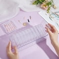 thumbnail image 3 of 12pcs Press On Nail Storage Box 3.4x3.3'' Nail Packaging Organizer Beads Organizer Box Acrylic Display Case with 30pcs Adhesive Double Sided Tape, 3 of 5
