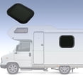 thumbnail image 1 of RV Fixed Window 500 X 300mm - Aluminium Alloy Waterproof Black Round Corner Window with Fixed for , RV DIY Projects, 1 of 7